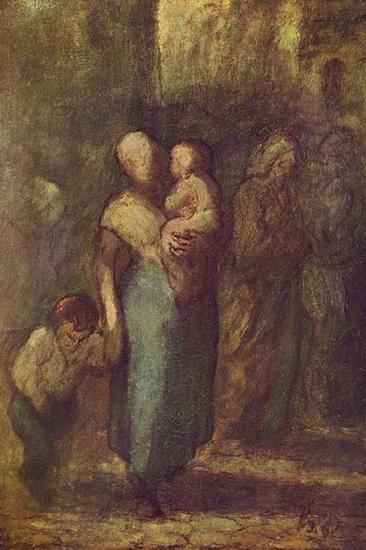 Honore Daumier In der Strabe